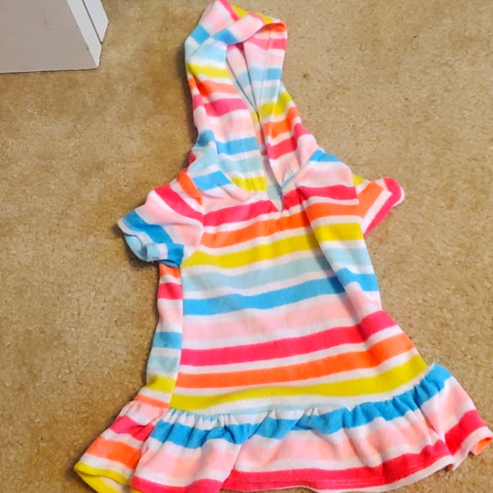 Toddler girl swim cover up.